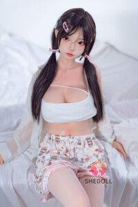 Luoyi – Silicone 148cm 58.27 D-CUP 34kg 74.96lbs Sex Doll Big Booty Anime Japanese Sex Doll SHE-S148-0036 9