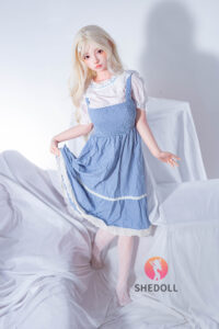 Luoyi – Silicone 148cm 58.27 D-CUP 34kg 74.96lbs Sex Doll Big Booty Anime Japanese Sex Doll SHE-S148-0040 4