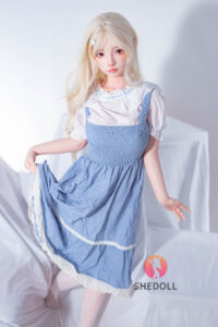 Luoyi – Silicone 148cm 58.27 D-CUP 34kg 74.96lbs Sex Doll Big Booty Anime Japanese Sex Doll SHE-S148-0040 5