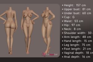 Lyra – Silicone 157cm 61.81 F-CUP 39kg 85.98lbs Sex Doll Big Booty Cosplay Sex Doll FWD-S157-0085 42