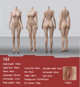 Meixiao – Silicone 163cm 64.17 G-CUP 35kg 77.16lbs Sex Doll Big Boobs Anime Japanese Sex Doll DSD-S163-0024 17