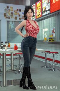 Meng Xin – Silicone 156cm 61.42 H-CUP 33kg 72.75lbs Sex Doll Bubble Butt Cute Chinese Sex Doll MMX-S156-0052 5