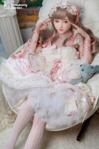 Mengguo – Silicone 149cm 58.66 C-CUP 25.9kg 57.1lbs Sex Doll Big Booty Anime Japanese Sex Doll SBG-S149-0007 2