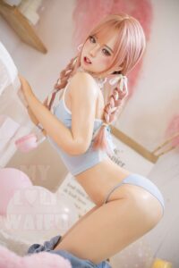 Mia – Silicone 148cm 58.27 B-CUP 24kg 52.91lbs Sex Doll Big Booty Anime Japanese Sex Doll MLW-S148-0031 18