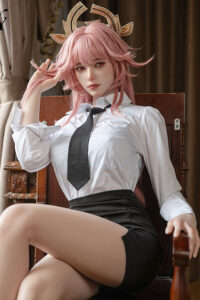 Miko – Silicone 168cm 66.14 F-CUP 35.5kg 78.26lbs Sex Doll Big Booty Anime Japanese Sex Doll CYD-S168-0017 2