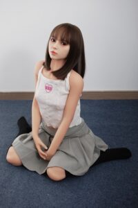 Mona – Hybrid 145cm 57.09 A-CUP 27kg 59.52lbs Sex Doll Small Breast Anime Japanese Sex Doll MLW-M145-0140 4