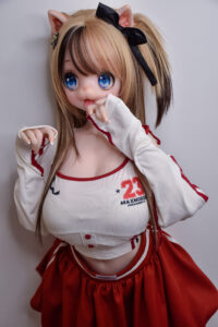 Nekoha Aya – Silicone 148cm 58.27 K-CUP 27.5kg 60.63lbs Sex Doll Big Boobs Anime Japanese Sex Doll ELS-S148-0021 2