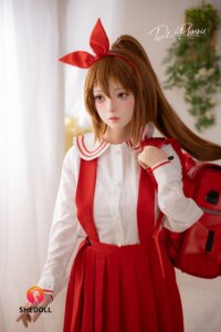 Ningmeng – Silicone 148cm 58.27 D-CUP 34kg 74.96lbs Sex Doll Big Booty Anime Japanese Sex Doll SHE-S148-0147 1