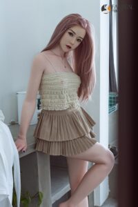 Qian – Silicone 158cm 62.2 C-CUP 31kg 68.34lbs Sex Doll Medium Tits Anime Japanese Sex Doll FRD-S158-0025 2