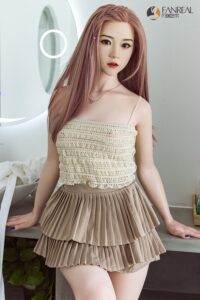 Qian – Silicone 158cm 62.2 C-CUP 31kg 68.34lbs Sex Doll Medium Tits Anime Japanese Sex Doll FRD-S158-0025 24