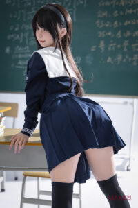 Qiandao – Silicone 153cm 60.24 A-CUP 27kg 59.52lbs Sex Doll Big Booty Anime Japanese Sex Doll YHD-S153-0080 6