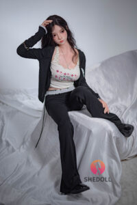 Qiangwei – Silicone 158cm 62.2 C-CUP 44kg 97lbs Sex Doll Medium Tits Anime Japanese Sex Doll SHE-S158-0030 13