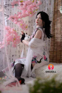 Qiangwei – Silicone 168cm 66.14 E-CUP 44kg 97lbs Sex Doll Big Booty Cute Chinese Sex Doll SHE-S168-0188 9