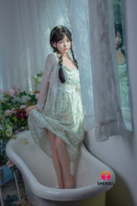 Qingning – Silicone 158cm 62.2 C-CUP 44kg 97lbs Sex Doll Medium Tits Anime Japanese Sex Doll SHE-S158-0025 11