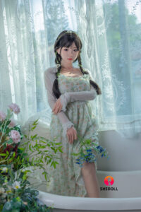 Qingning – Silicone 158cm 62.2 C-CUP 44kg 97lbs Sex Doll Medium Tits Anime Japanese Sex Doll SHE-S158-0025 16