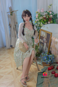 Qingning – Silicone 158cm 62.2 C-CUP 44kg 97lbs Sex Doll Medium Tits Anime Japanese Sex Doll SHE-S158-0025 17