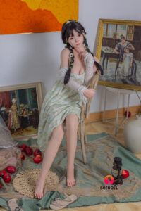 Qingning – Silicone 158cm 62.2 C-CUP 44kg 97lbs Sex Doll Medium Tits Anime Japanese Sex Doll SHE-S158-0025 25
