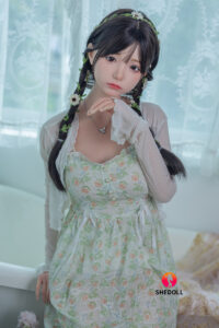 Qingning – Silicone 158cm 62.2 C-CUP 44kg 97lbs Sex Doll Medium Tits Anime Japanese Sex Doll SHE-S158-0025 3