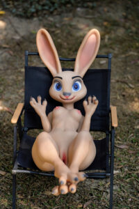 Rabbitie – Silicone 120cm 47.24 A-CUP 21kg 46.3lbs Sex Doll Big Booty Anime American Sex Doll WWD-S120-0170 8