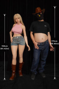 Rhea – Silicone 156cm 61.42 F-CUP 27kg 59.52lbs Sex Doll Big Booty Anime American Sex Doll CLM-S156-0088 4