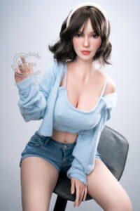 Sylvia – Silicone 161cm 63.39 F-CUP 33kg 72.75lbs Sex Doll Big Booty Cute Asian Sex Doll SED-S161-0033 1