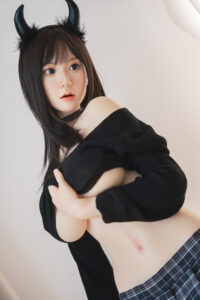 T10 – Silicone 158cm 62.2 F-CUP 28kg 61.73lbs Sex Doll Big Boobs Anime Japanese Sex Doll TFD-S158-0004 1