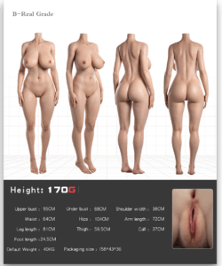 Thalia – Silicone 170cm 66.93 H-CUP 43kg 94.8lbs Sex Doll Bubble Butt Cute Sex Doll DSD-S170-0083 28