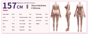Yixuan – Silicone 157cm 61.81 32kg 70.55lbs Sex Doll Big Booty Anime Japanese Sex Doll EAD-S157-0004 35