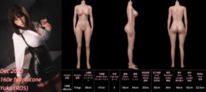Yuka – Silicone 160cm 62.99 F-CUP 31kg 68.34lbs Sex Doll Big Booty Anime Japanese Sex Doll JSD-S160-0005 36