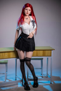 Yuma – Silicone 170cm 66.93 F-CUP 30kg 66.14lbs Sex Doll Big Boobs Anime Japanese Sex Doll JXD-S170-0061 2
