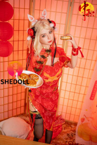 Zhenni – Silicone 148cm 58.27 D-CUP 34kg 74.96lbs Sex Doll Big Booty Anime Chinese Sex Doll SHE-S148-0064 1