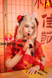 Zhenni – Silicone 148cm 58.27 D-CUP 34kg 74.96lbs Sex Doll Big Booty Anime Chinese Sex Doll SHE-S148-0064 4