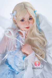 Zhenni – Silicone 148cm 58.27 D-CUP 34kg 74.96lbs Sex Doll Big Booty Anime Japanese Sex Doll SHE-S148-0038 17