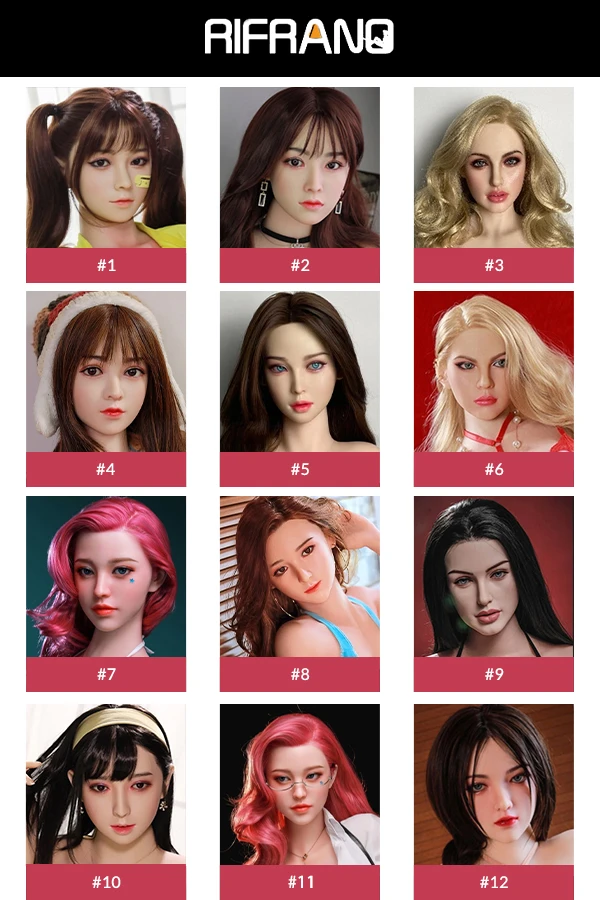 Rifrano Doll Silicone Head (Hair Transplant )