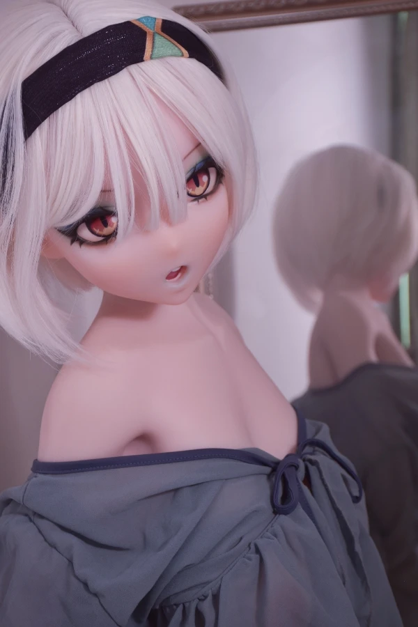 Silver Short Hair Big Breast Anime Sex Doll Sakura Tsubasa 148cm