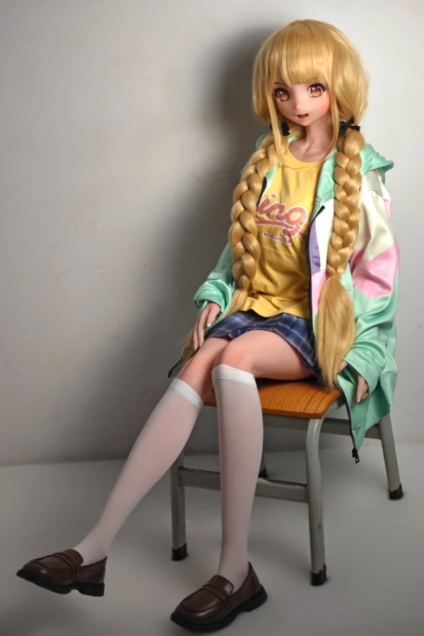 Pretty Blonde Anime Sex Doll Fujisaki Junko 148cm