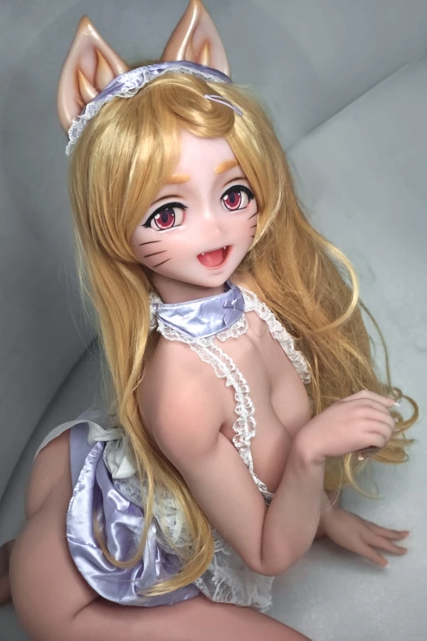 Blonde Fox Furry Sex Doll Kako Motoko 148cm