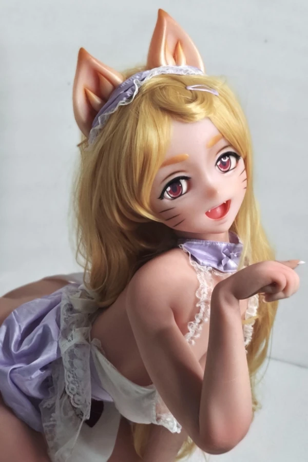 Blonde Fox Furry Sex Doll Kako Motoko 148cm