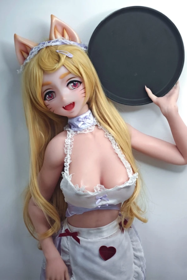 Blonde Fox Furry Sex Doll Kako Motoko 148cm