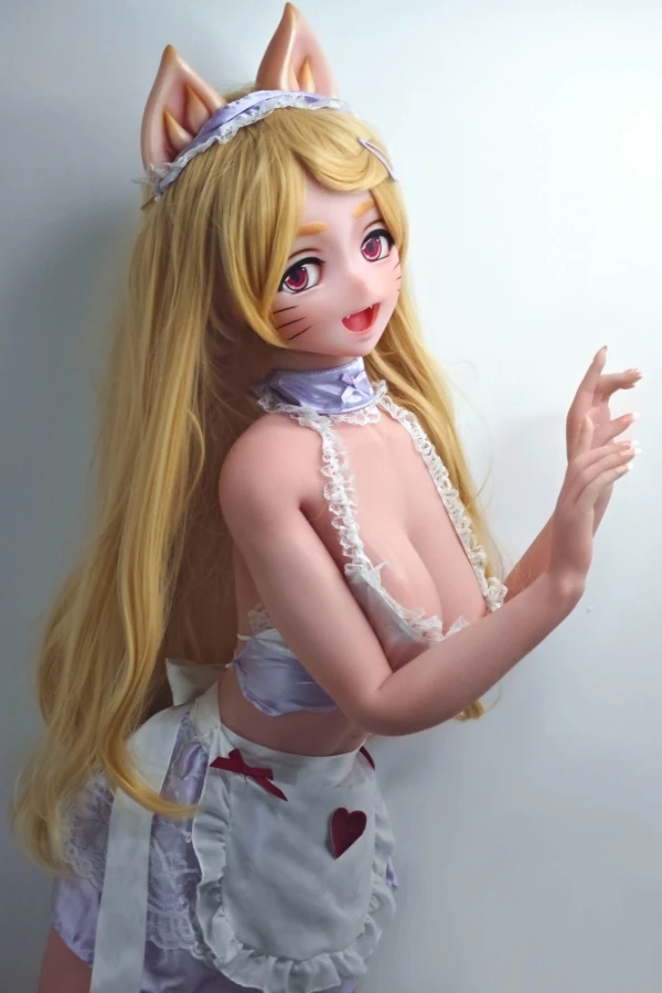 Blonde Fox Furry Sex Doll Kako Motoko 148cm
