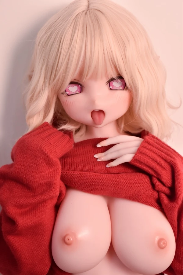 Cute Blonde Elf Sex Doll Asaka Moeri 148cm