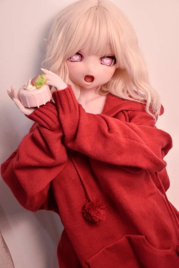 Cute Blonde Elf Sex Doll Asaka Moeri 148cm
