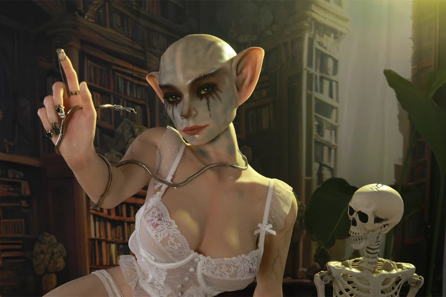 Big Booty Animal Alien Sex Doll Teresa 153cm