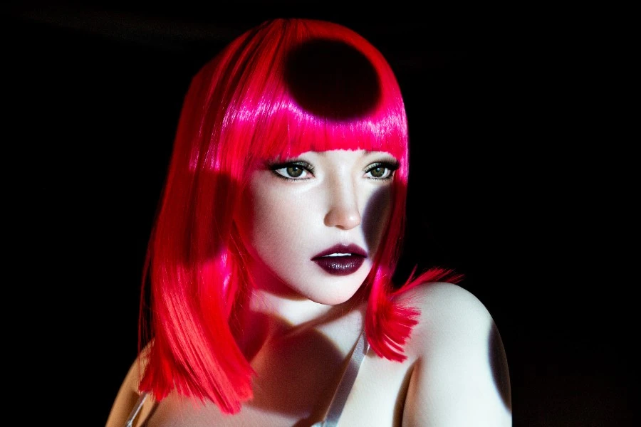 【Free 2nd Head, Movable Jaw With Oral Structure】Red Hair Sex Doll Journey 157cm