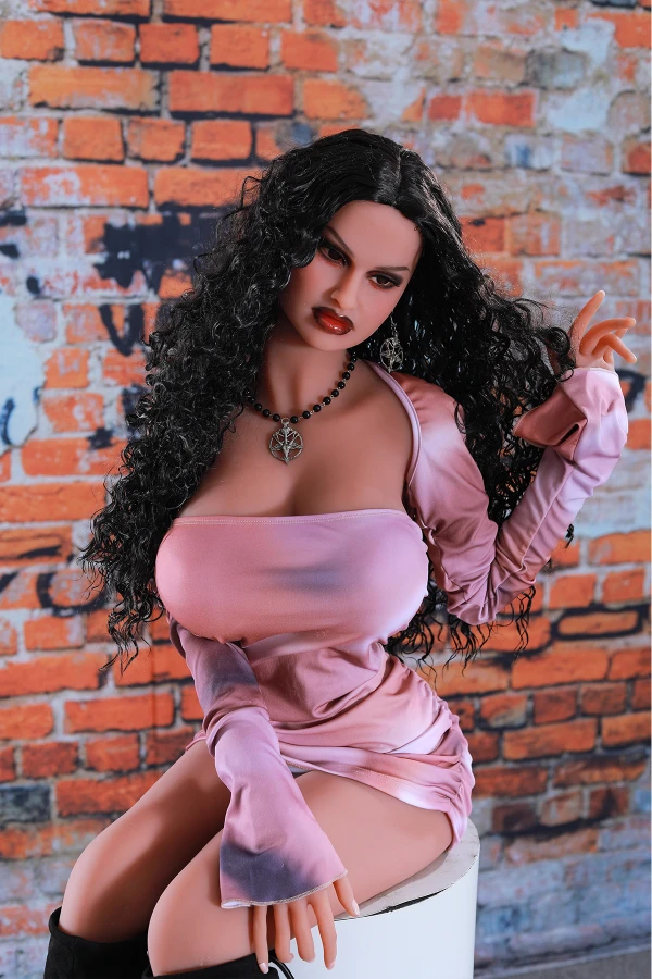 Busty Black Hair MILF Sex Doll Sarai 158cm