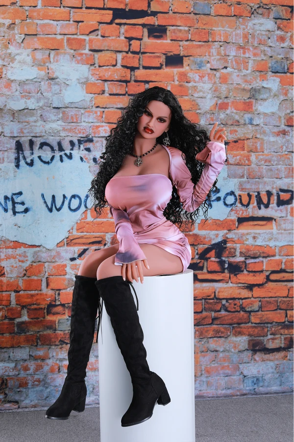Busty Black Hair MILF Sex Doll Sarai 158cm