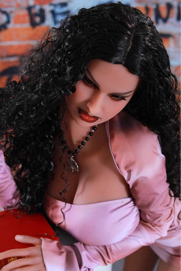 Busty Black Hair MILF Sex Doll Sarai 158cm