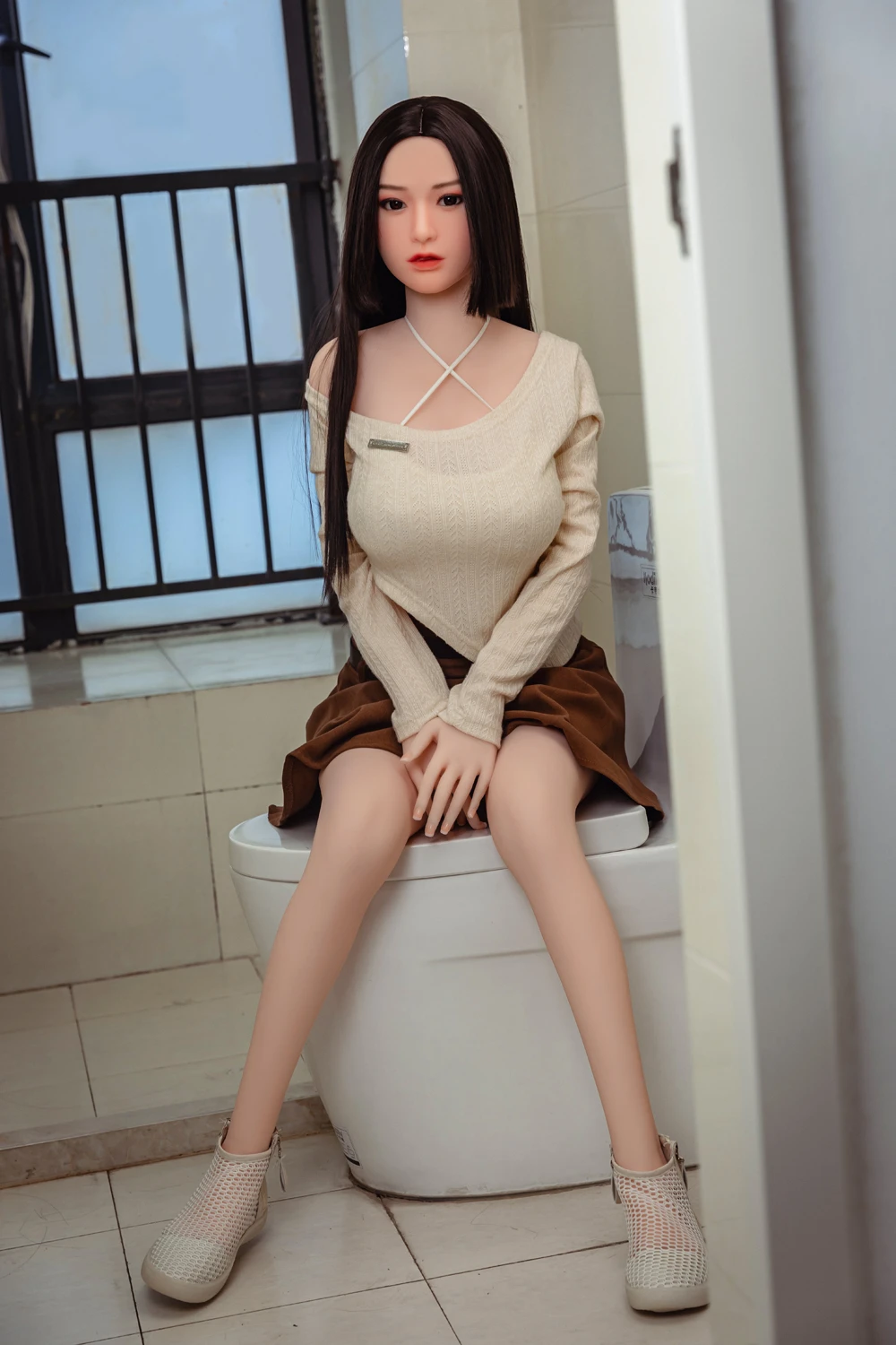 Lifelike Asian Japanese Sex Doll Emily 160cm