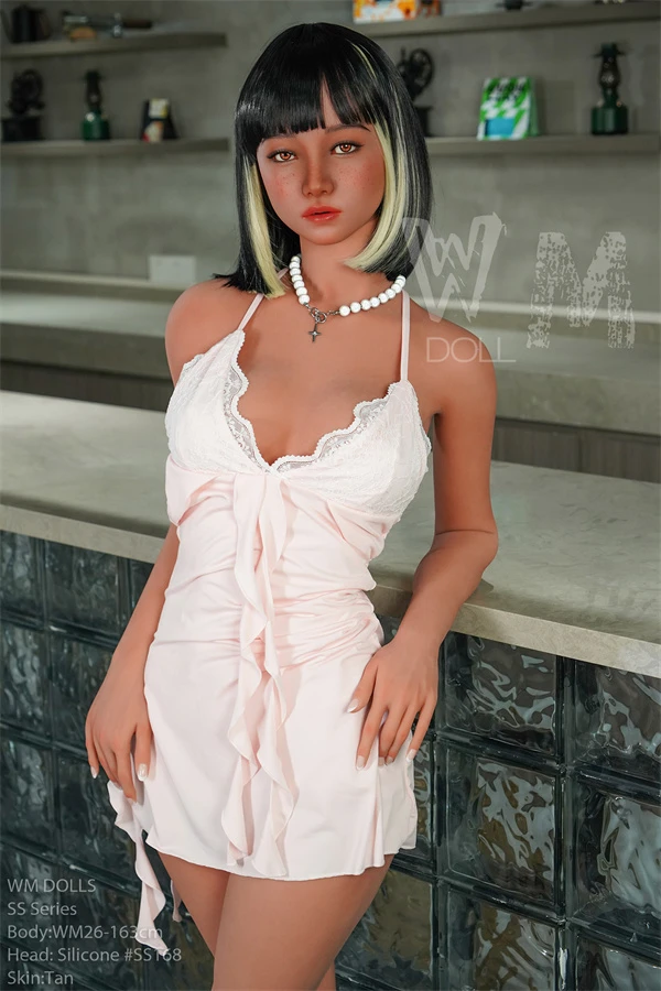 SS Series – Real Life Short Hair Sex Doll Milena 163cm (Movable Jaw With Oral Structure)