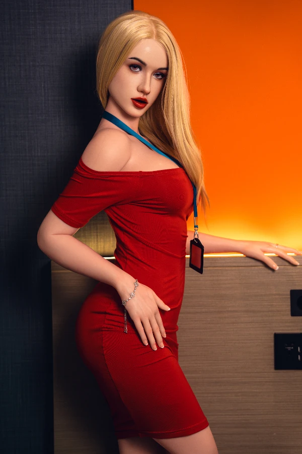 Realistic Lifelike Blonde Big Butt Silicone Sex Doll Aria 165cm (Movable Jaw With Oral Structure)
